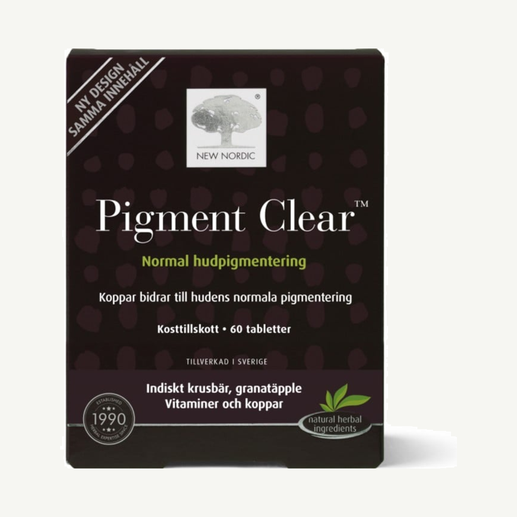 New Nordic Pigment Clear 60 tabletter