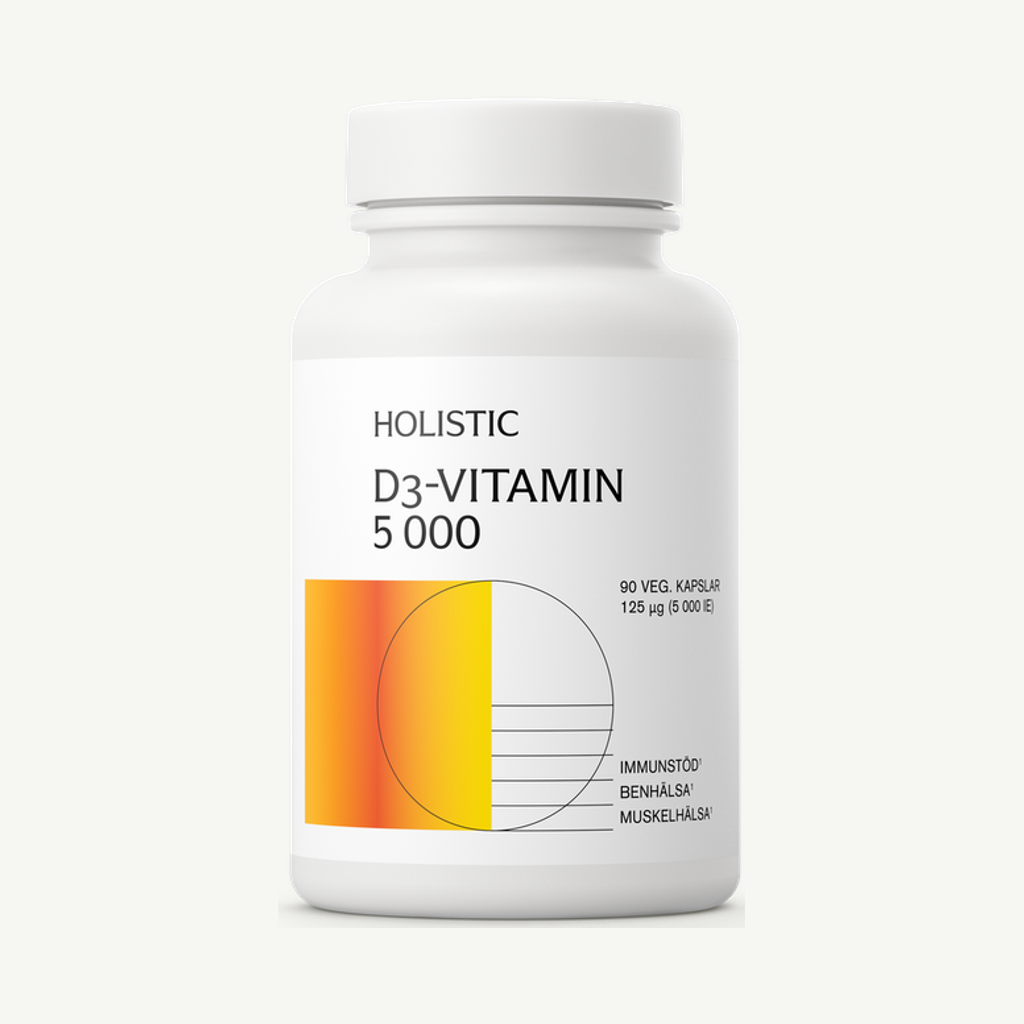 D3-vitamin 5000, 90 kapslar