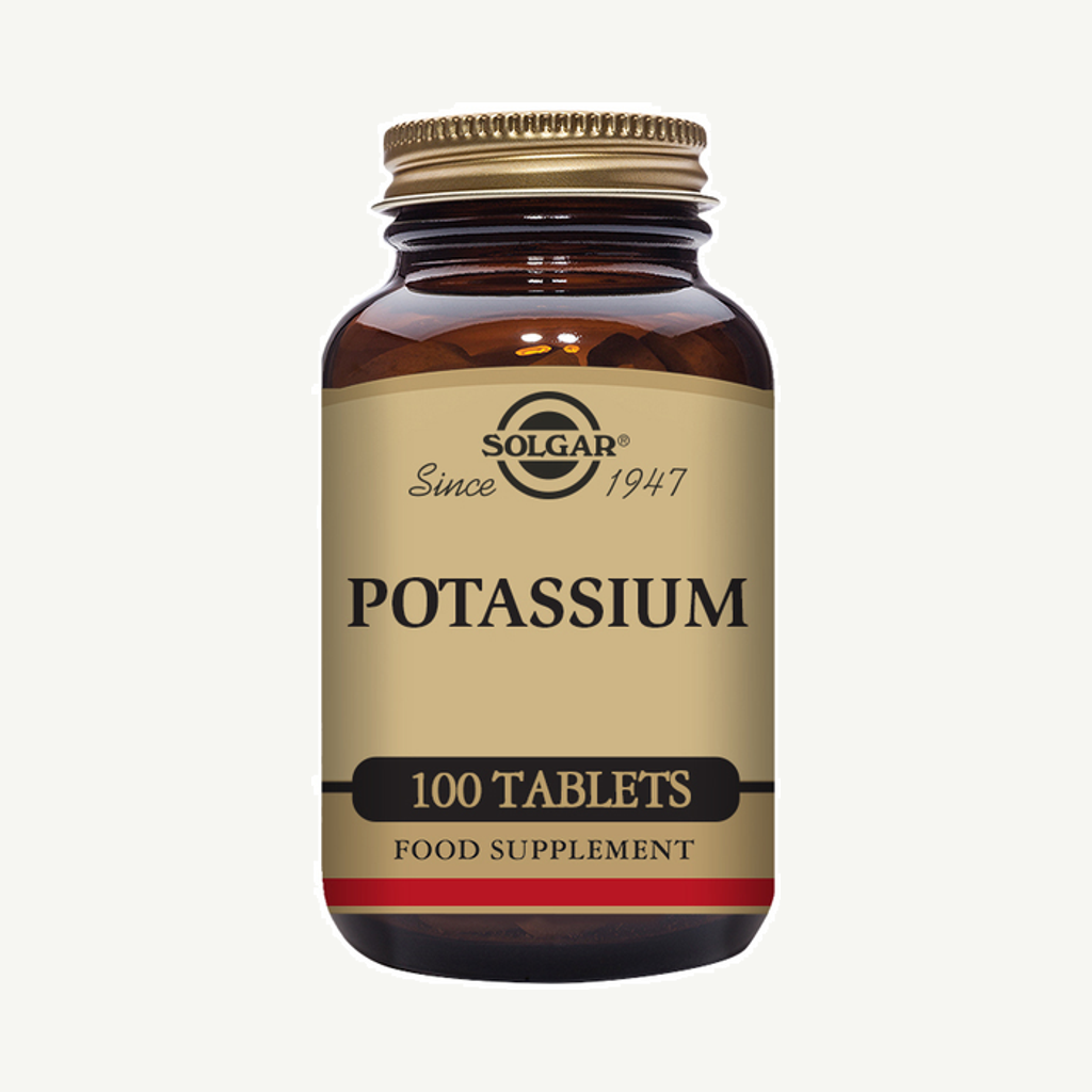 Solgar Potassium Kalium 99 mg 100 tabletter