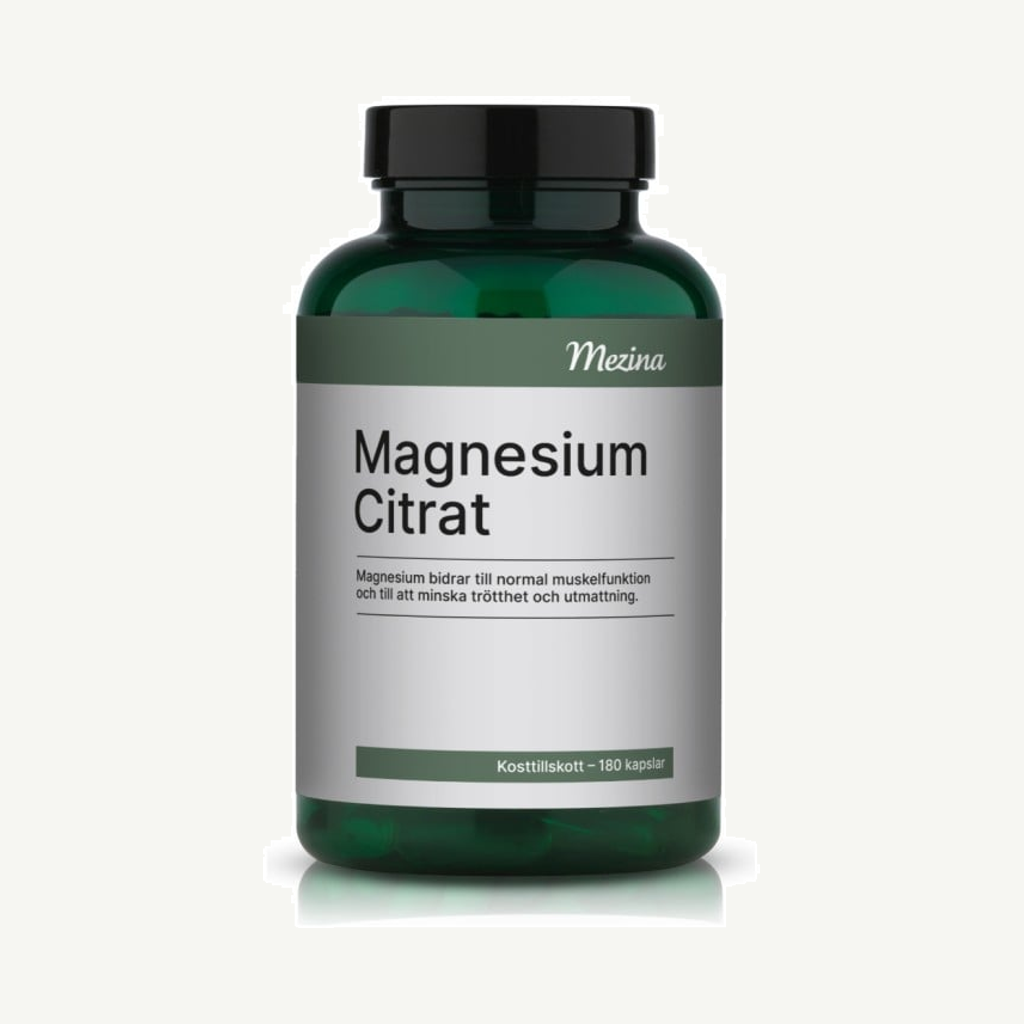 Mezina Magnesium Citrat 180 kapslar