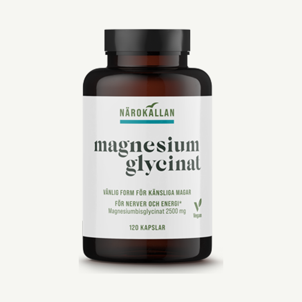 Närokällan Magnesiumglycinat 120 kapslar